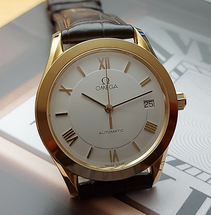 18K Yellow Gold Omega Speed Classic Automatic Ref. 3601.20.02